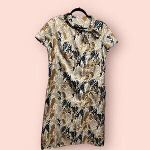 Vintage Silk McMullen Print Dress